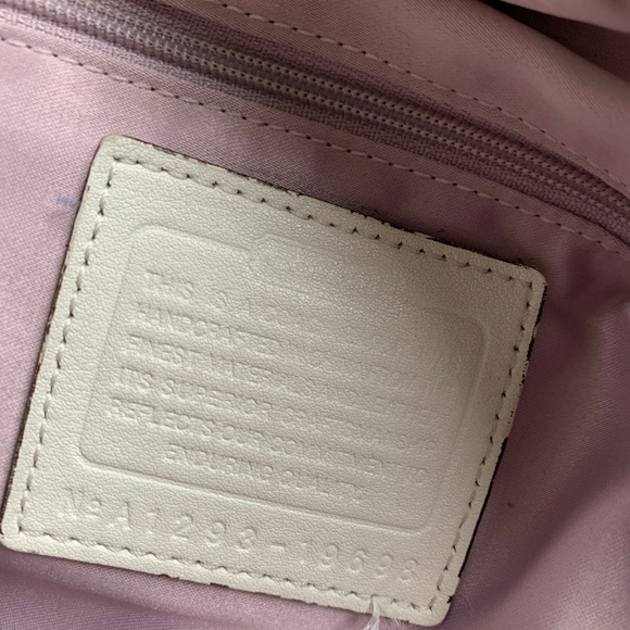 COACH POPPY PURSE BEIGE/CHAMPAGNE NEUTRAL HANDBAG - Picture 4 of 7